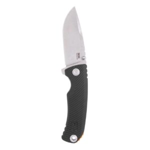 sog – sog tellus atk 3.5" folding pocket knife (black + blaze orange)