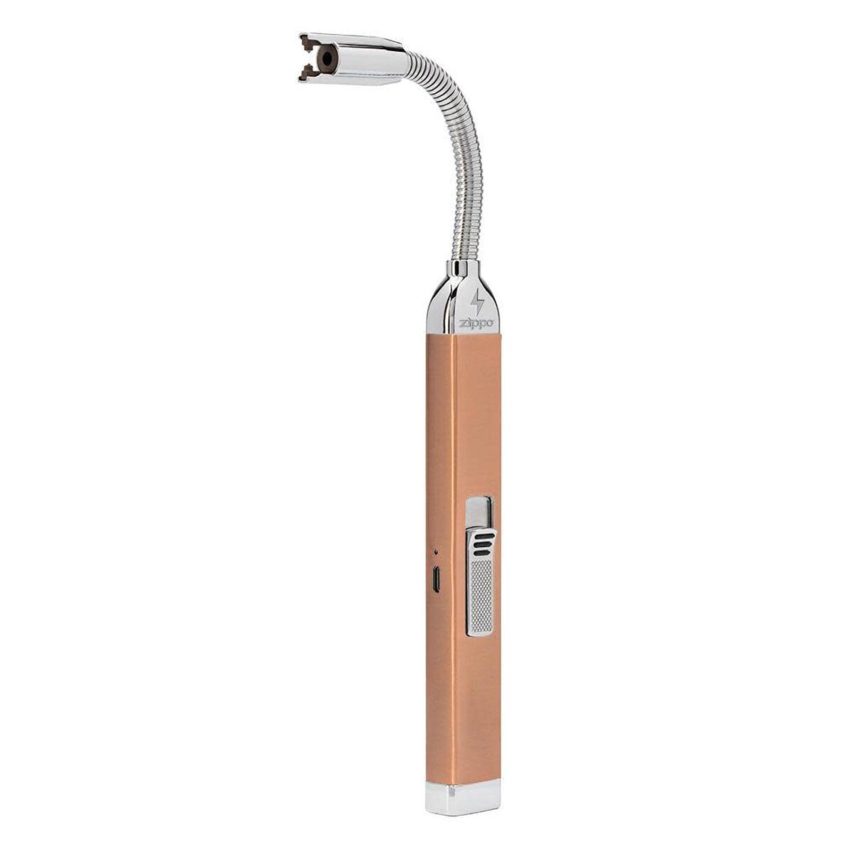 zippo – zippo rechargeable flexible neck candle lighter (rose gold)