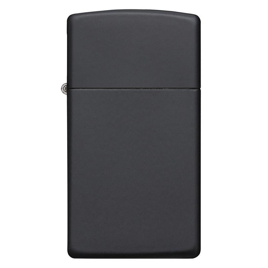 zippo – zippo windproof lighter slim black matte