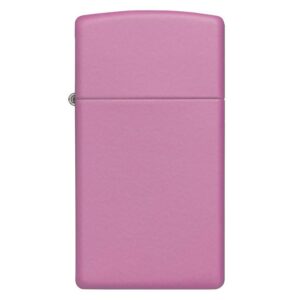 zippo – zippo windproof lighter pink matte slim