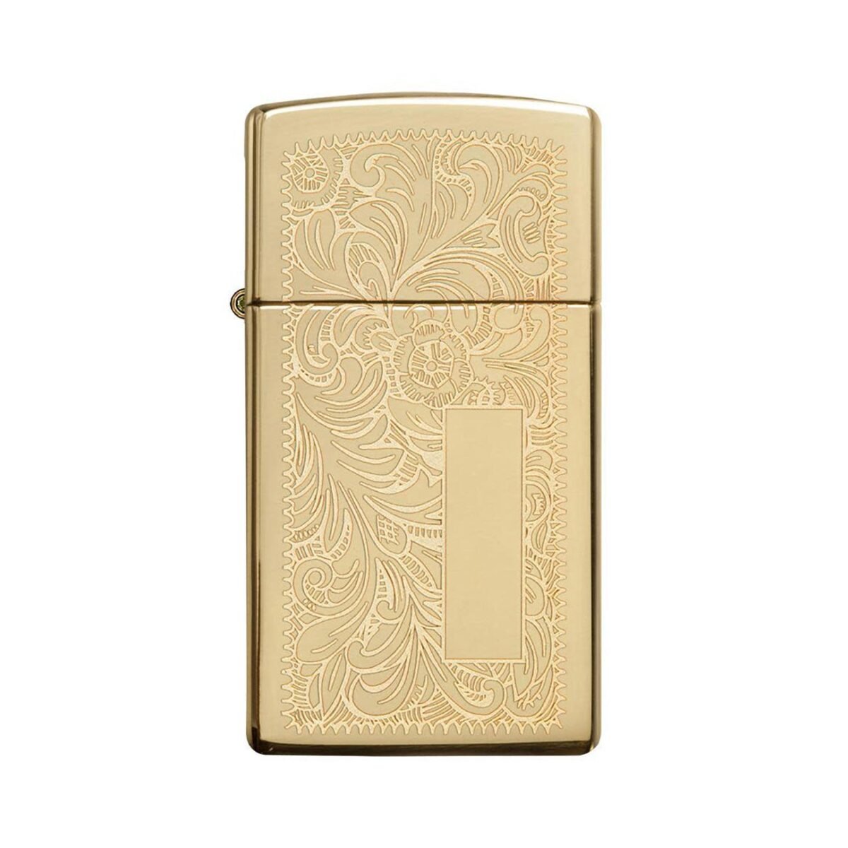 zippo slim brass venetian