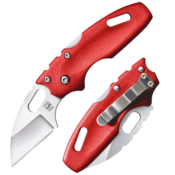 coldsteel – cold steel 2" folding pocket knife (red)