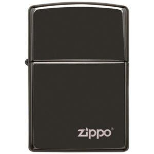 zippo windproof lighter ebony finish with zippo logo zippo windproof lighter ebony finish with zippo logo