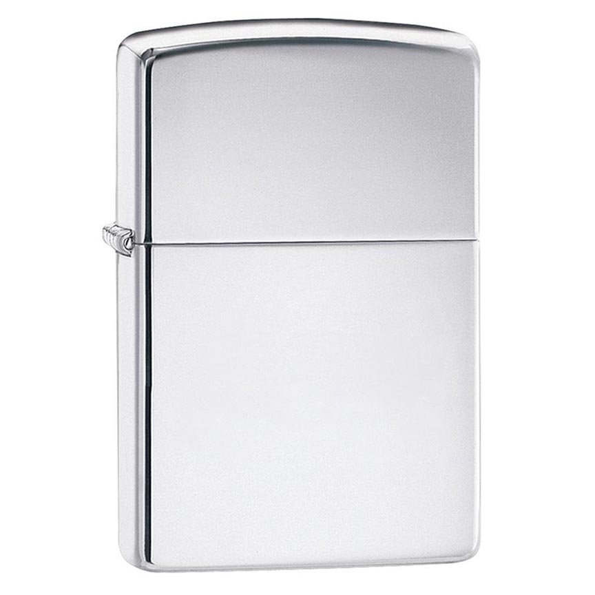 zippo windproof lighter high polish chrome