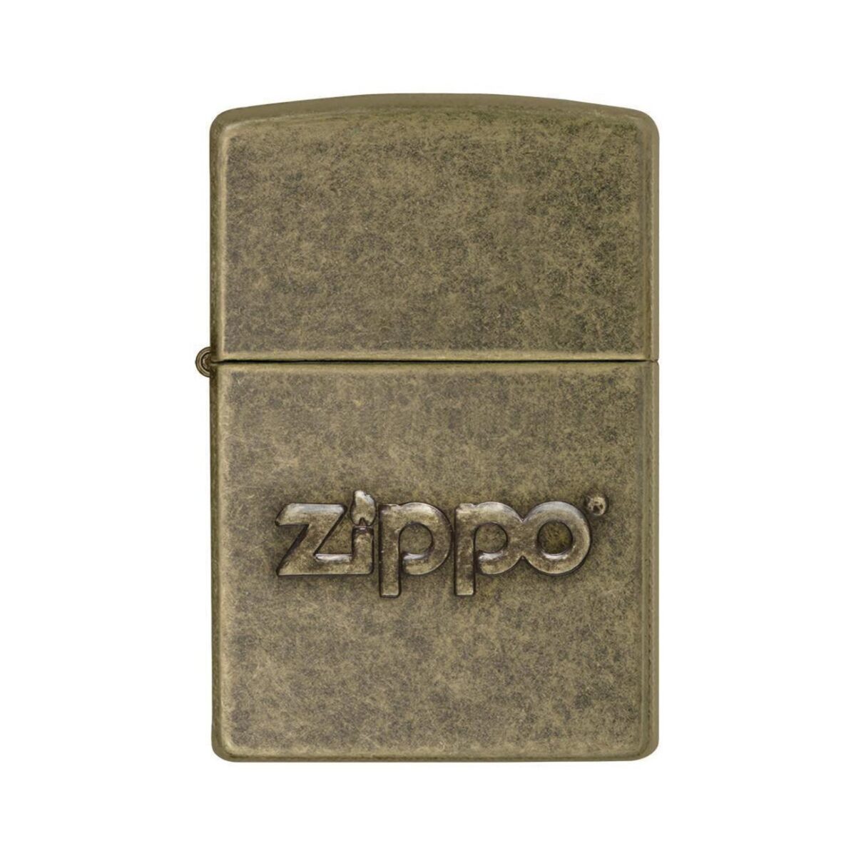 zippo windproof lighter antique brass finish