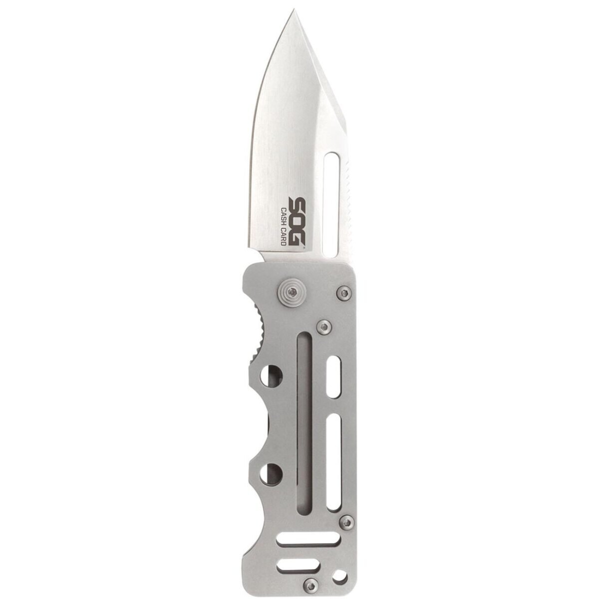 sog cash card pocket money clip folding knife