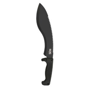 sog sogfari kukri machete (12" black)