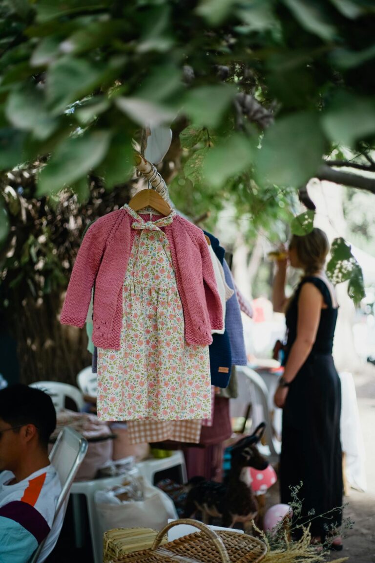 Maximizing Your Blog’s Reach: SEO Tips for Bloggers A vibrant outdoor market showcasing children's clothing with people in a lively setting.