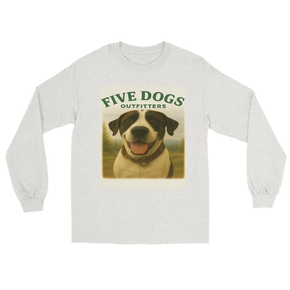 bo run wild live loyal men’s long sleeve shirt