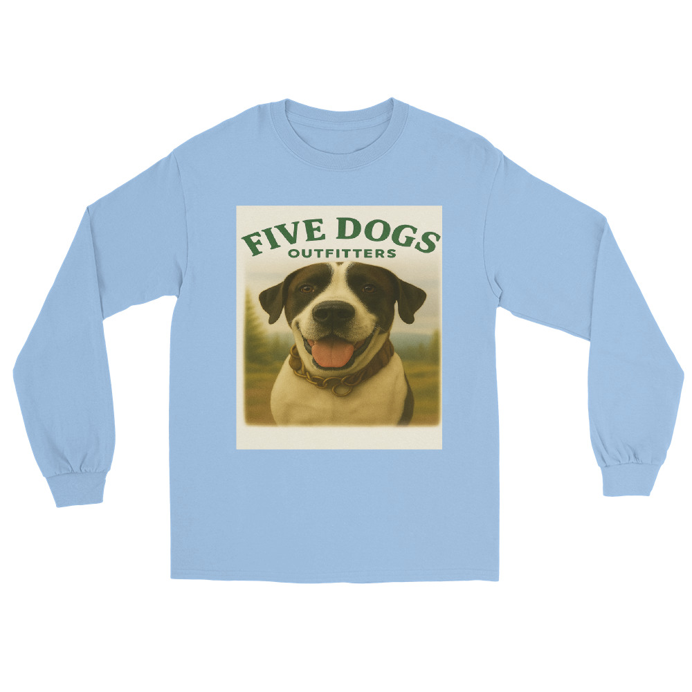 bo run wild live loyal men’s long sleeve shirt