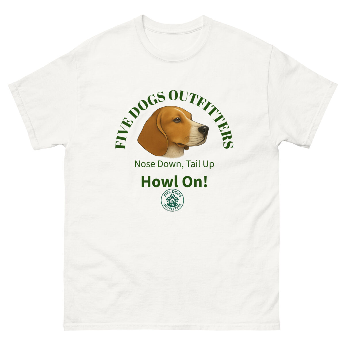 howl on unisex classic tee