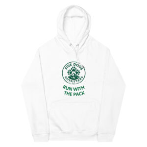 run with the pack unisex eco raglan hoodie
