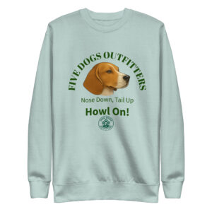 howl on unisex premium sweatshirt