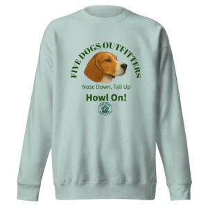 howl on unisex premium sweatshirt