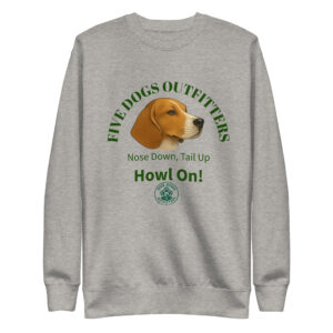howl on unisex premium sweatshirt