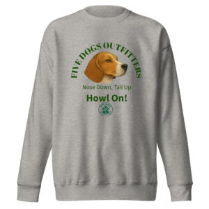 howl on unisex premium sweatshirt