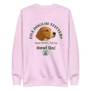 howl on unisex premium sweatshirt