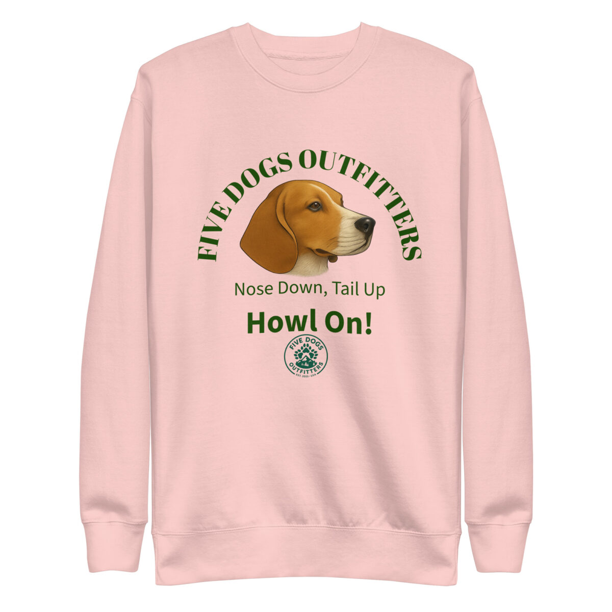 howl on unisex premium sweatshirt