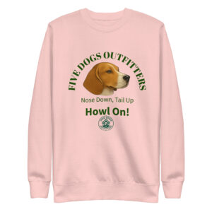 howl on unisex premium sweatshirt