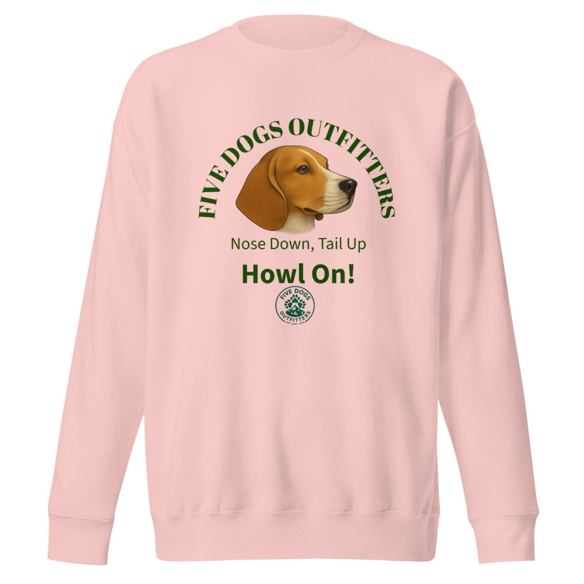 howl on unisex premium sweatshirt