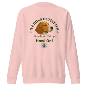 howl on unisex premium sweatshirt