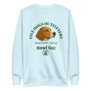 howl on unisex premium sweatshirt