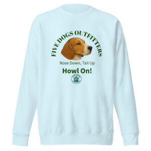 howl on unisex premium sweatshirt