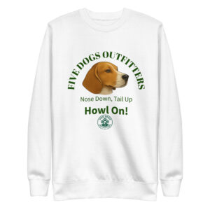 howl on unisex premium sweatshirt