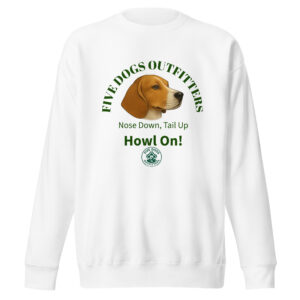howl on unisex premium sweatshirt