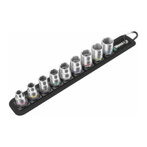 wera – wera 3/8" drive metric socket set on storage belt (9 piece set) wera – wera 3/8" drive metric socket set on storage belt (9 piece set)