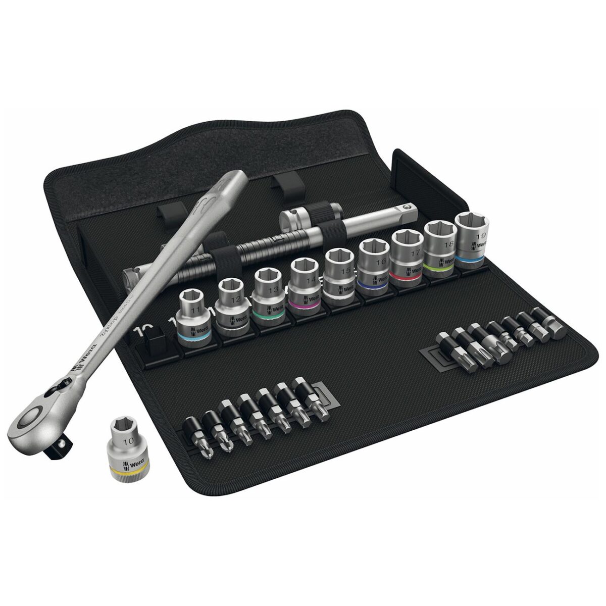 wera – wera 1/2” drive switch ratchet metric socket/bit set (29 piece)