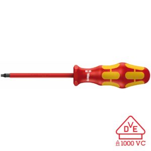 wera – wera vde insulated screwdriver: square sq #2 x 200mm