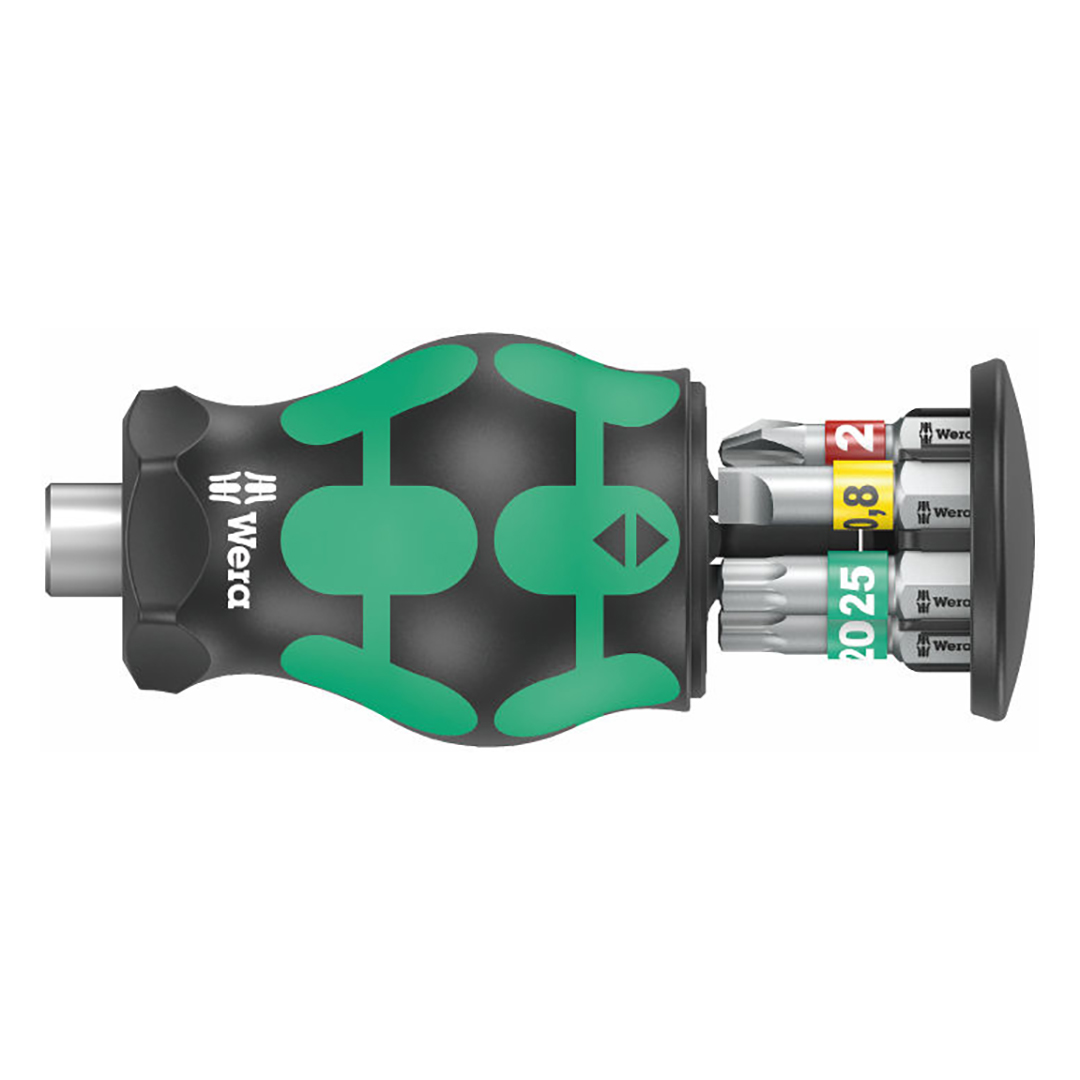 wera – wera bitholding stubby screwdriver includes 6 bits