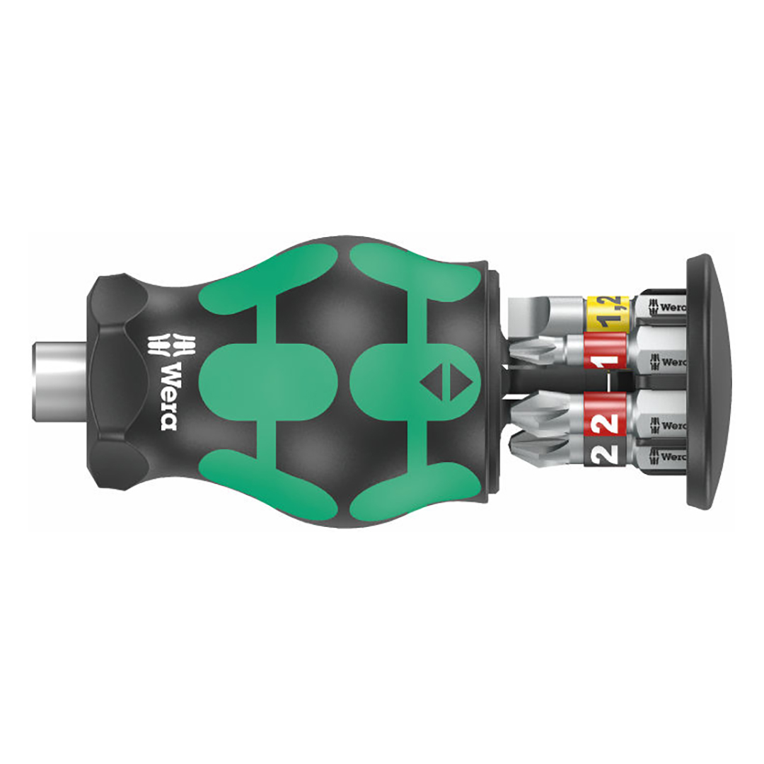 wera – wera bitholding stubby screwdriver includes 6 bits