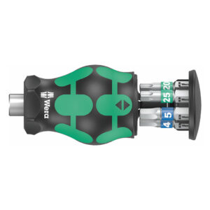 wera – wera bitholding stubby screwdriver includes 6 bits
