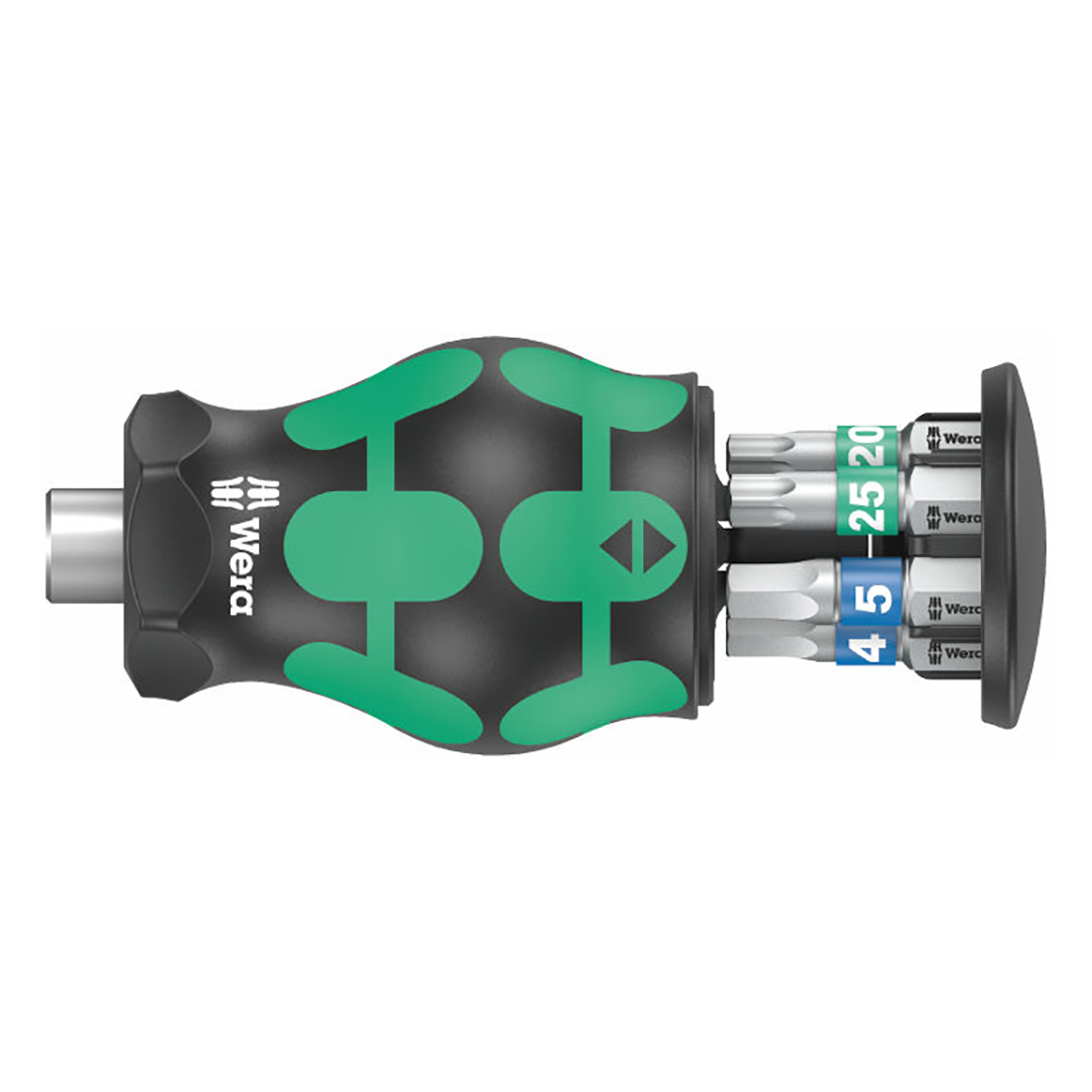 wera – wera bitholding stubby screwdriver includes 6 bits