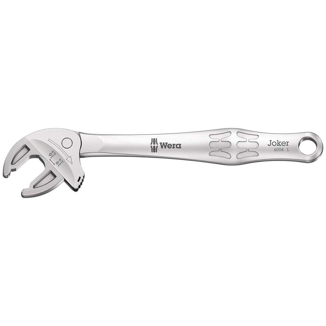 wera joker l self setting combination wrench: 16 19mm (5/8" 3/4")