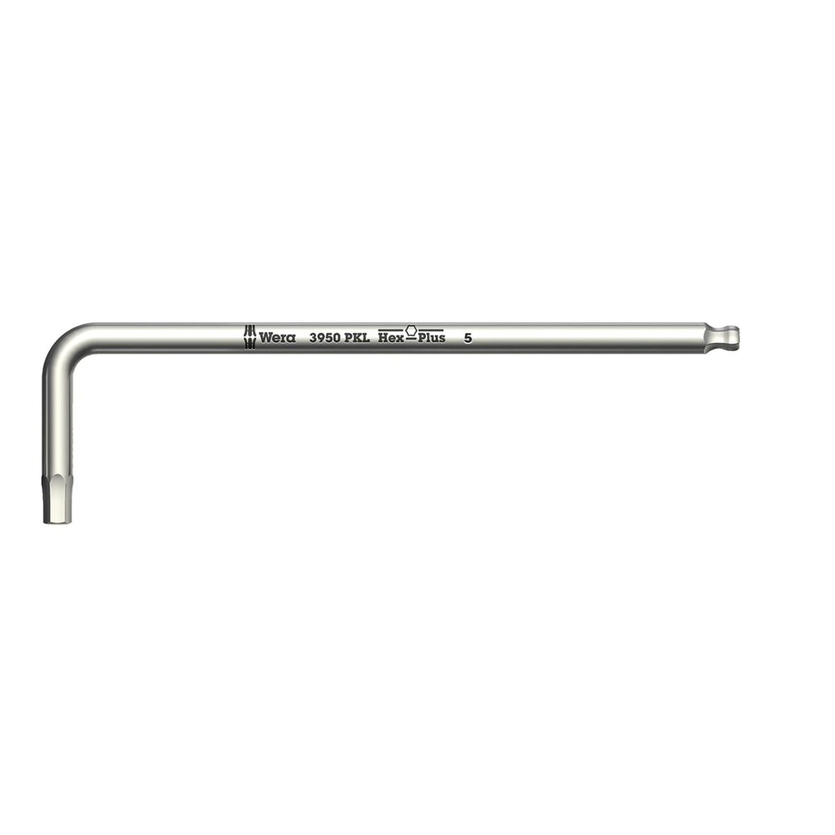 wera – wera metric stainless steel l key hex plus: 5mm x 154mm