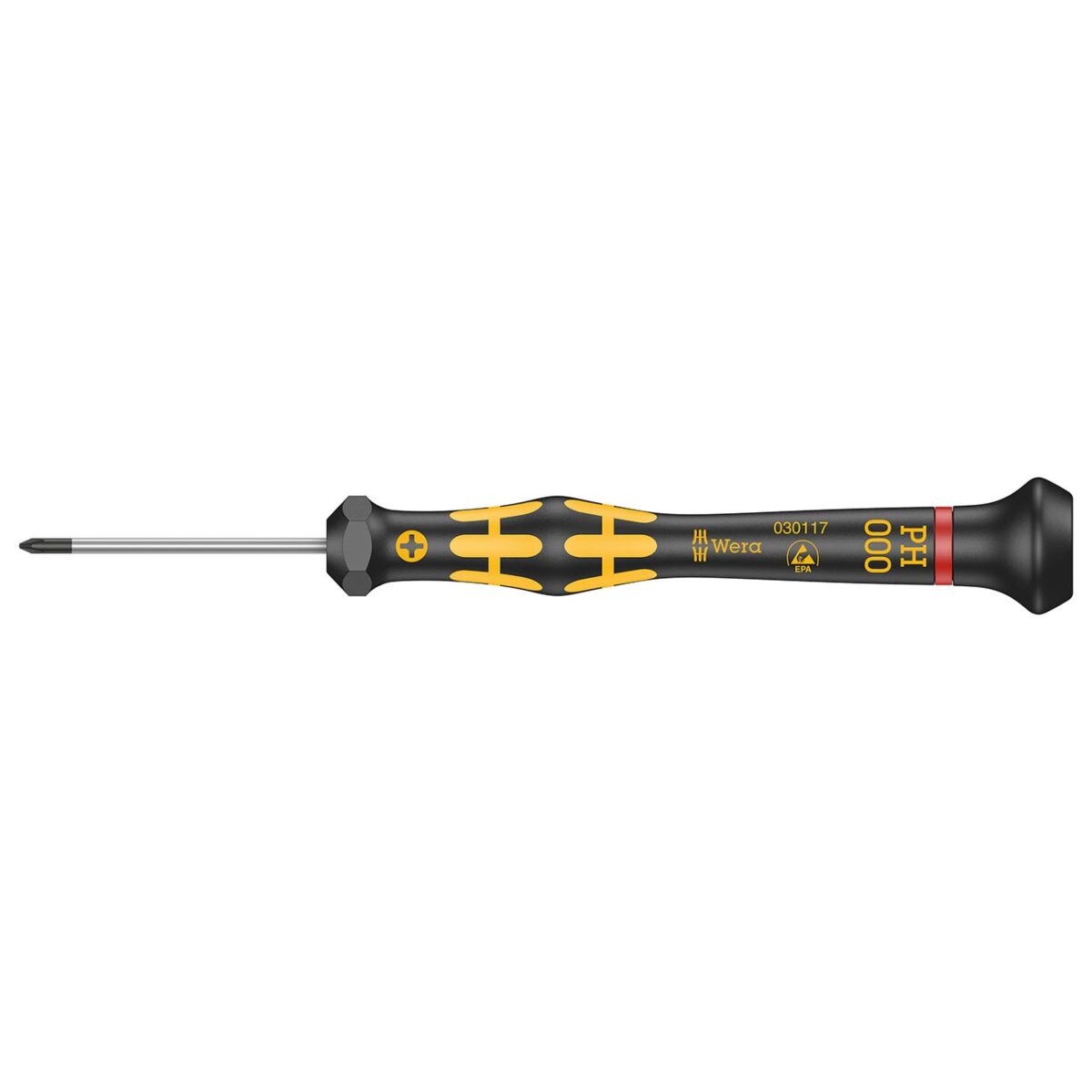 wera esd safe micro screwdriver: phillips ph #000 x 40mm