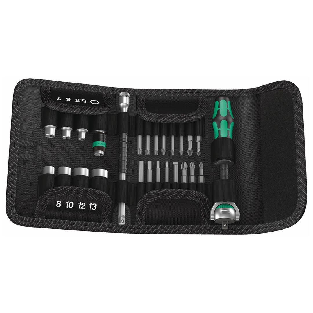 wera – wera metric 1/4” drive speed ratchet set (26 piece)