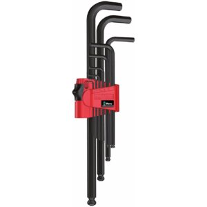 wera – wera metric hex plus blacklaser l key wrench set (9 piece)