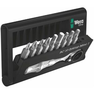 wera – wera bit set and mini bit ratchet (10 pieces) wera – wera bit set and mini bit ratchet (10 pieces)