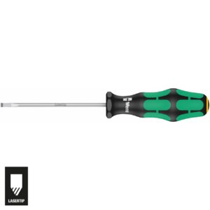 wera – wera screwdriver: slotted 1.0 x 5.5 x 200mm (with lasertip)