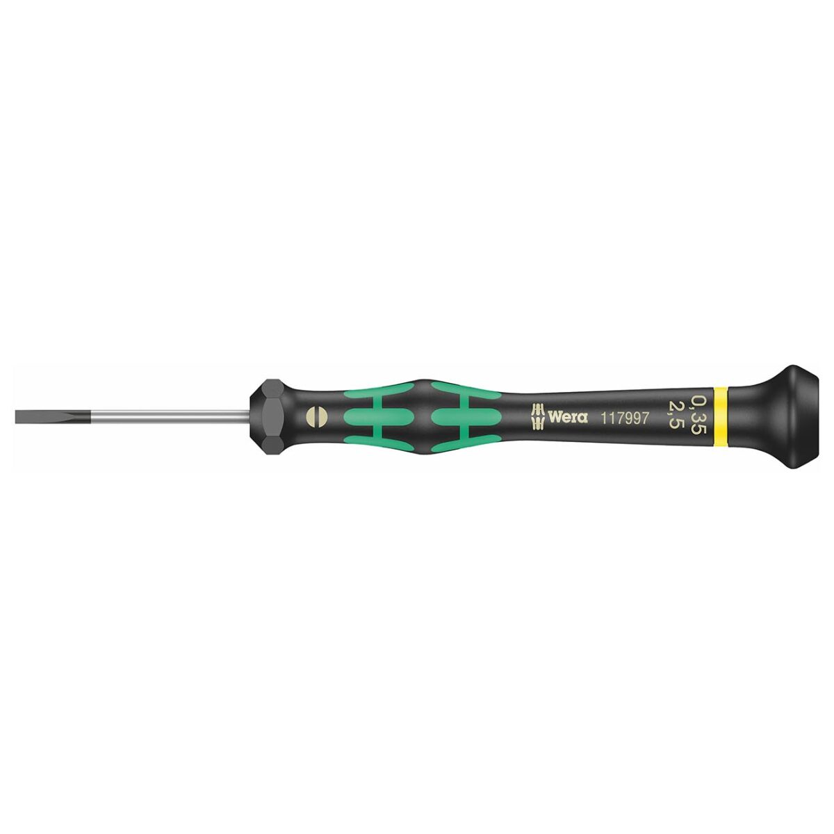 wera micro precision slotted screwdriver 0.40 x 2.5 x 80mm