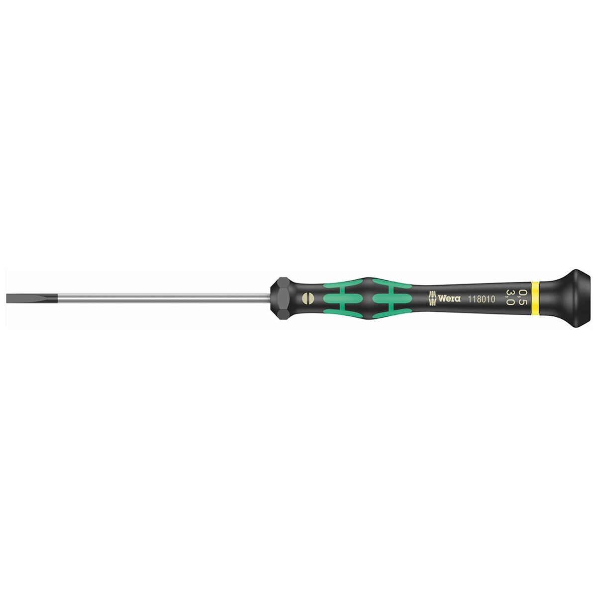 wera – wera micro precision screwdriver: slotted 0.5 x 3.0 x 80mm