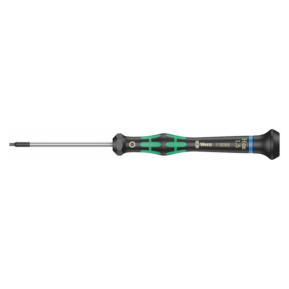 wera micro precision metric hex plus screwdriver 1.5 x 60mm