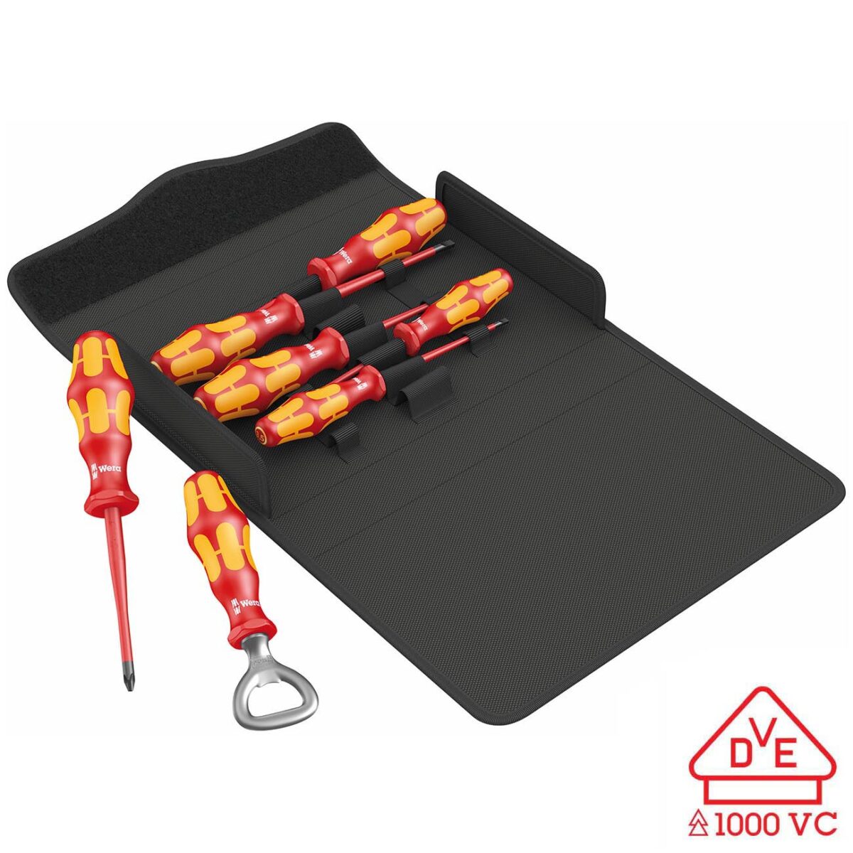 wera – wera vde insulated screwdriver set (7 piece set)