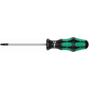 wera – wera screwdriver: tamper proof torx bo tx #15 x 80mm (with bore hole)