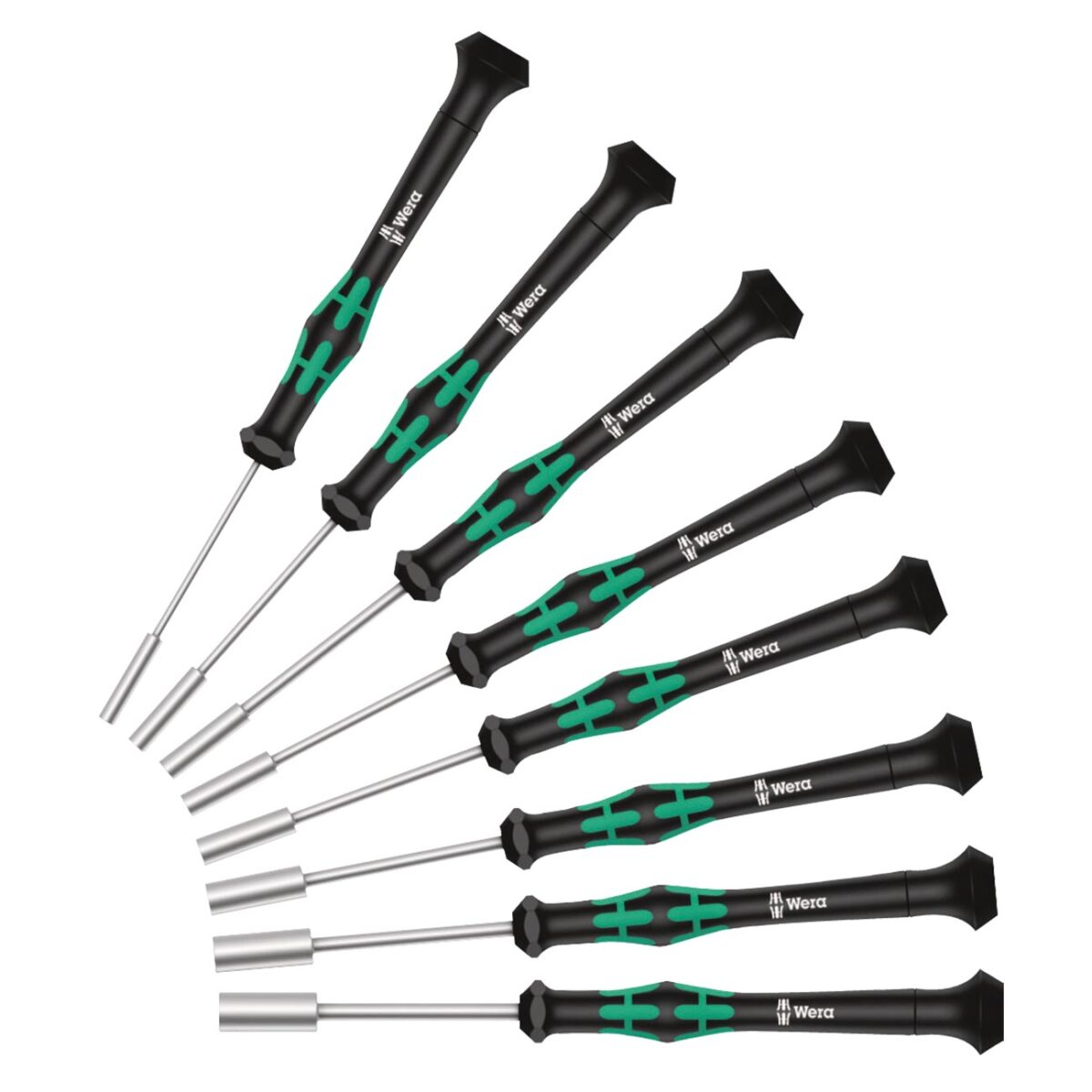 wera – wera micro electronics precision sae nutdriver set (8 piece)