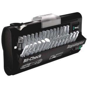 wera – wera 1/4" drive bit set and carrying case (30 piece)
